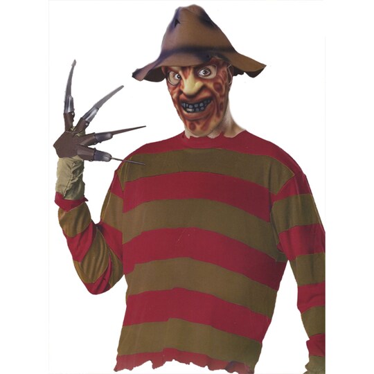 The Costume Center Brown and Red Freddy Krueger Men Adult Halloween Costume - One Size